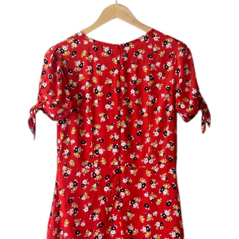 Faithfull The Brand Daphne Floral Short Sleeve Mini Dress - Picture 14 of 16